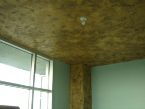 Decorative Overlay Concrete Ceiling