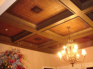 Coffered Ceiling After