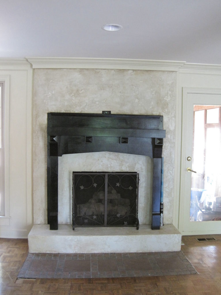 Fireplace Makeover- From Brady Bunch to Beautiful - Bella Tucker