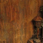 Rusted Metal Wall Finish by Bella Tucker Decorative Finishes