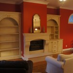 Painted Bookcases by Bella Tucker