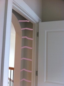 Amanda Burdge Candy Cane stripe design concept