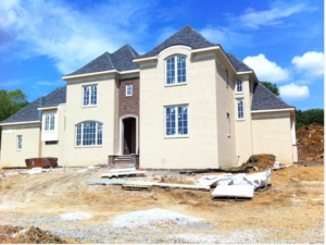 Southern Living Showcase Home in progress by Castle Home Builders
