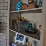 Painted Bookcase by Bella Tucker Decorative Finishes