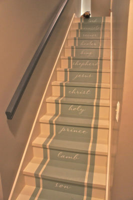 Painted stairs by Bella Tucker Decorative Finishes