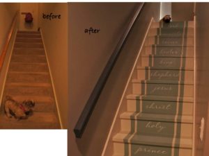 Painted Stairs by Bella Tucker Decorative Finishes
