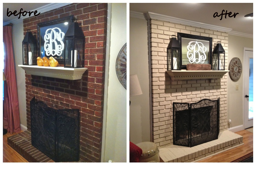 Fireplace Before and after by Bella Tucker Decorative Finishes