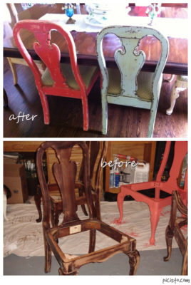 Painted and Distressed Chairs