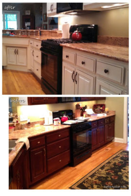 Patterson lower cabinets b&a