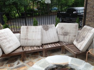 Weathered Pottery Barn Outdoor Sectional