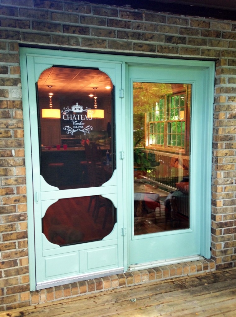 Stenciled Screen door by Bella Tucker Decorative Finishes