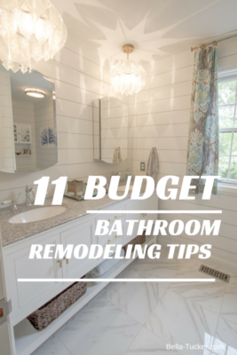 budget bathroom remodeling- bella tucker decorative finishes