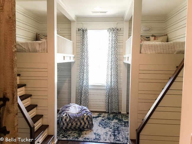 built in bunk beds at the Nashville Parade of Homes