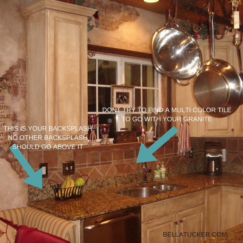 How To Work With Your Existing Granite, What Color Backsplash Goes Good With Brown Countertops