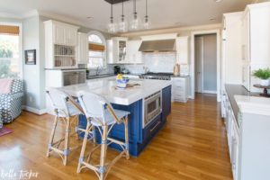 Kitchen Update with Sherwin Williams Naval
