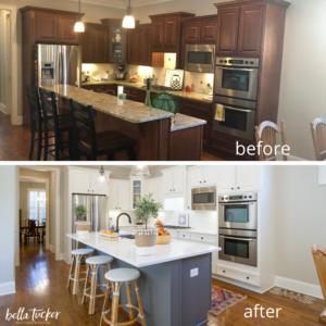 kitchen designed to sell before and after