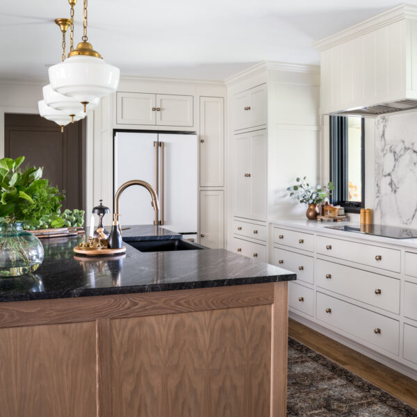 modern cottage kitchen remodel ge profile refrigerator