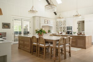 two kitchen islands 4 pendant lights
